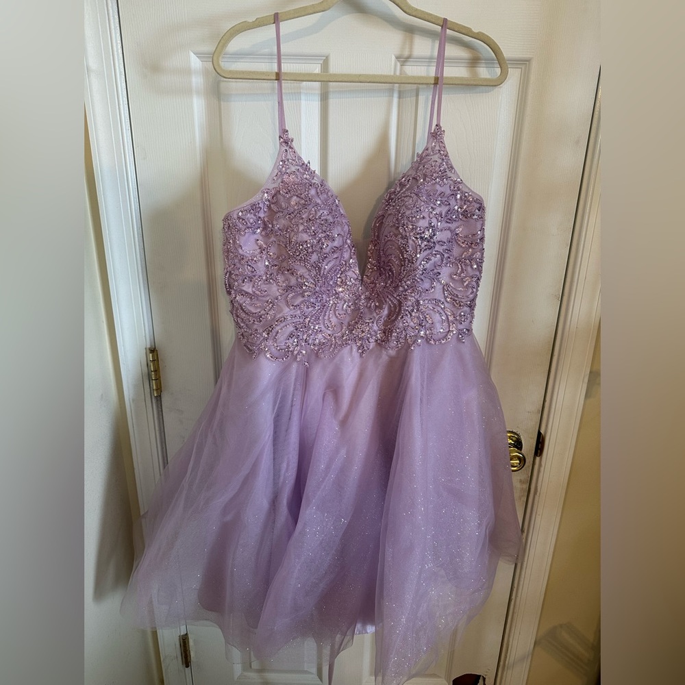 Women plus size homecoming dress